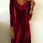 Joëlle — Robe en Velours Ample