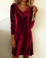 Robe en Velours Ample