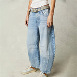 Yvonne | Jean taille haute coupe tonneau