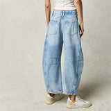 Yvonne | Jean taille haute coupe tonneau