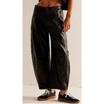 Yvonne | Jean taille haute coupe tonneau