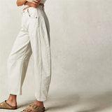 Yvonne | Jean taille haute coupe tonneau