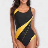 Sabine — Maillot de bain une pièce sporty à découpes