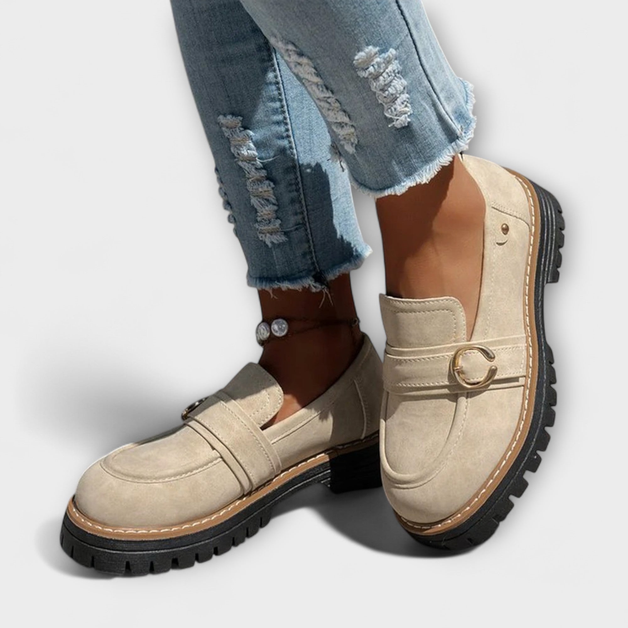 Lora — Mocassins Casual à Bout Rond