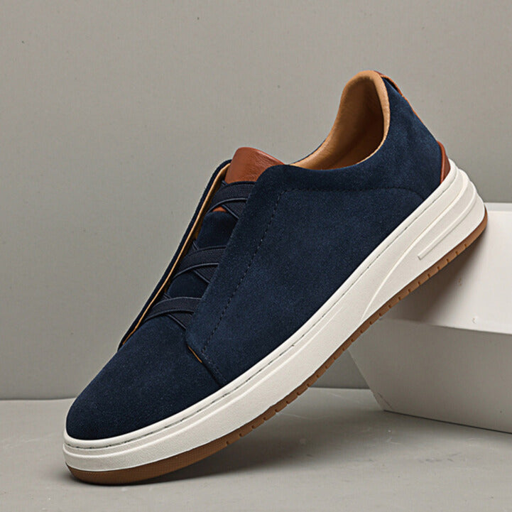 MEN'S SUEDE SLIP-ON SHOES