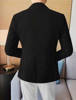 LAPEL KNIT BLAZER FOR MEN