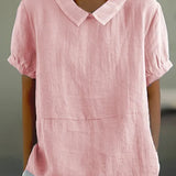 Lisette | Chemise sobre à col