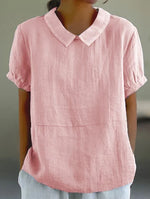 Lisette | Chemise sobre à col