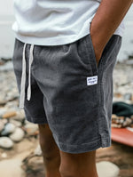 DRAWSTRING KNIT SHORTS FOR MEN