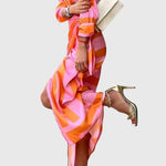 Everly — Robe Wrap Élégante avec Imprimé