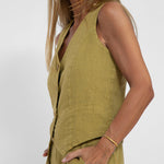 Aira - Ensemble Gilet Boutonné & Pantalon Large