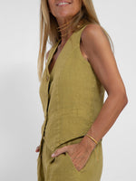 Ensemble Gilet Boutonné & Pantalon Large