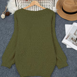 Pénélope | Pull ample en grosse maille à large encolure