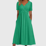 Viola — Robe Midi avec Contrôle du Ventre