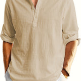 STAND COLLAR SHIRT FOR MEN