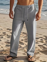 LOOSE LINEN TROUSERS FOR MEN