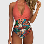 Émilie — Maillot de bain une pièce élégant à décolleté en V
