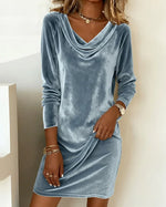 Robe en Velours Ample