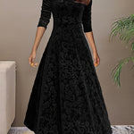 Julie — Robe Maxi Élégante à Motifs