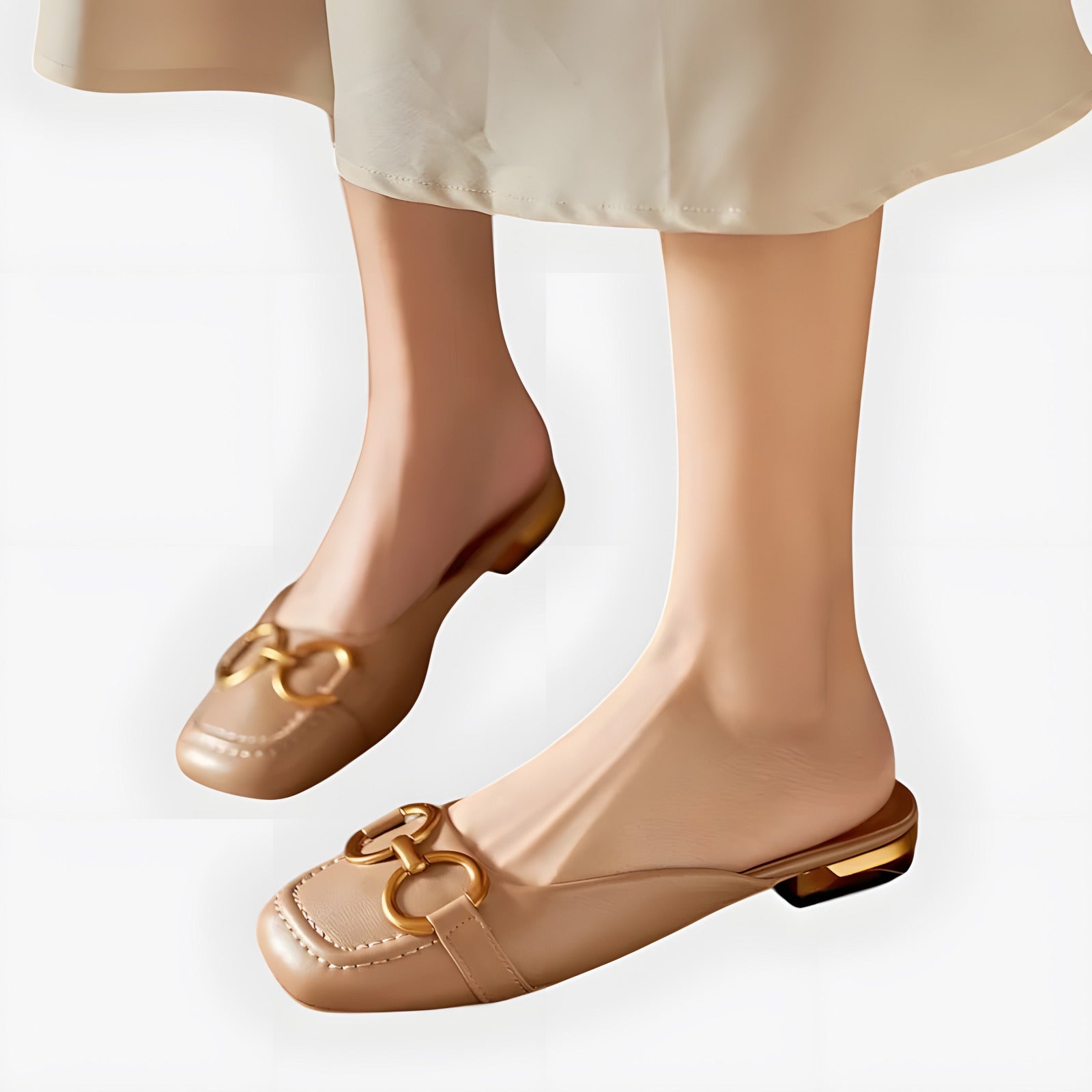 Indira | Sandales orthopédiques femme confortables Abricot