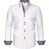 COLOR BLOCK SHIRT FOR MEN