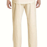 LINEN CASUAL TROUSERS FOR MEN