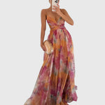 Caroline — Robe Maxi Fleurie