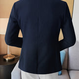 LAPEL KNIT BLAZER FOR MEN
