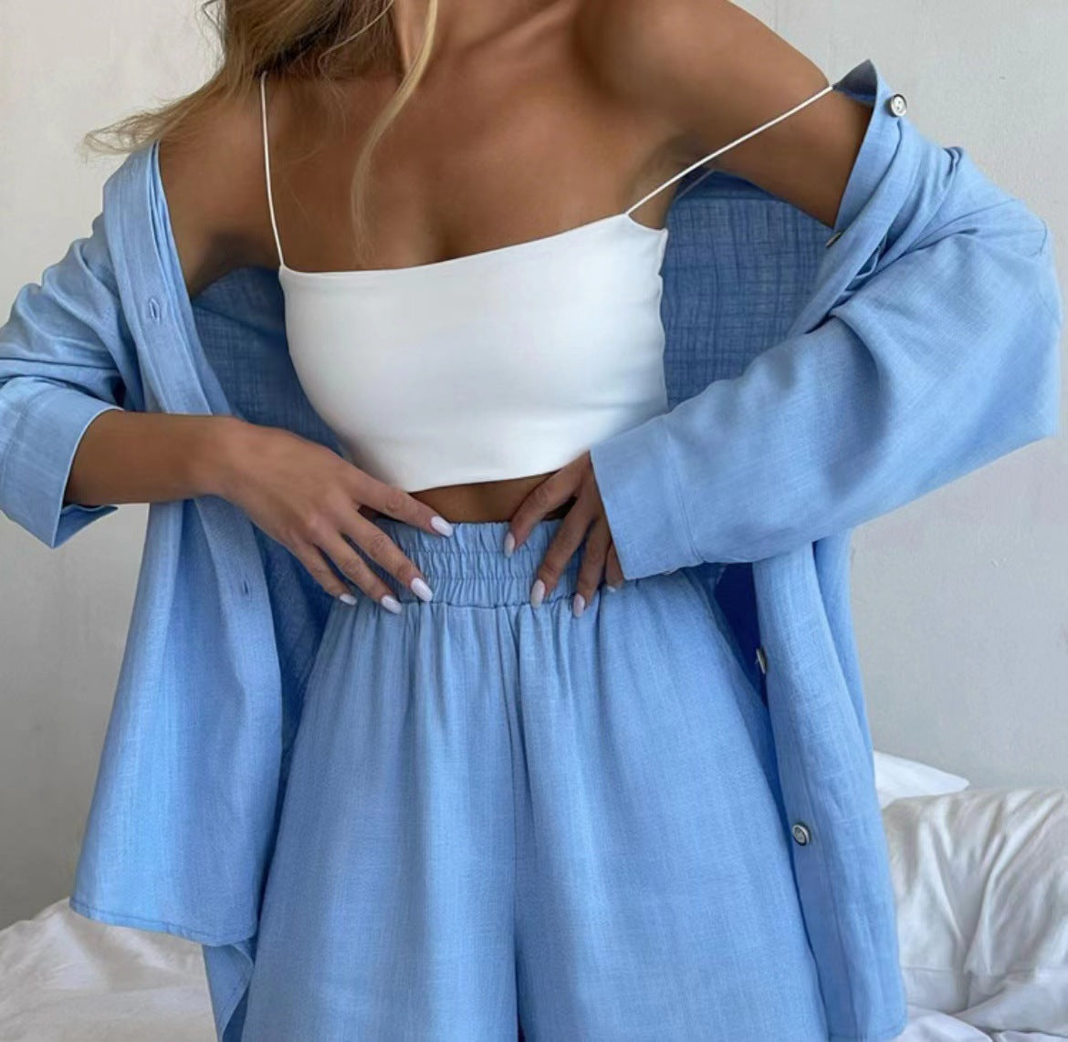 Bleu clair (Presque épuisé) / S