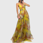 Caroline — Robe Maxi Fleurie