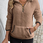 Juliette — Sweat à capuche zippé mi-hauteur