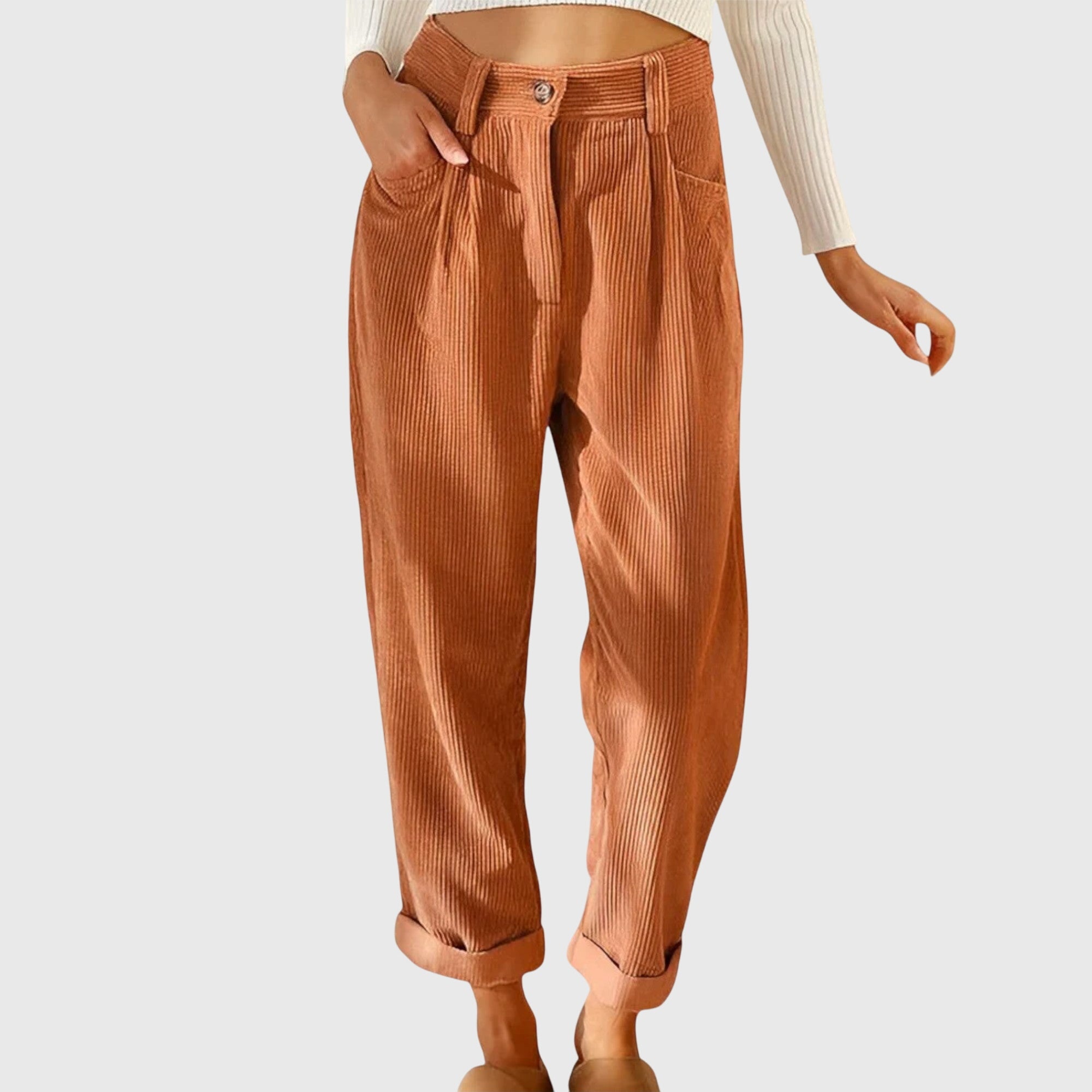 Claire — Pantalon en Corde Moderne