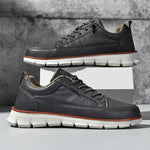 LEATHER SNEAKERS WITH SUPPORT