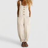 Prune | Salopette femme vintage en coton doux effet denim