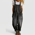 Prune | Salopette femme vintage en coton doux effet denim