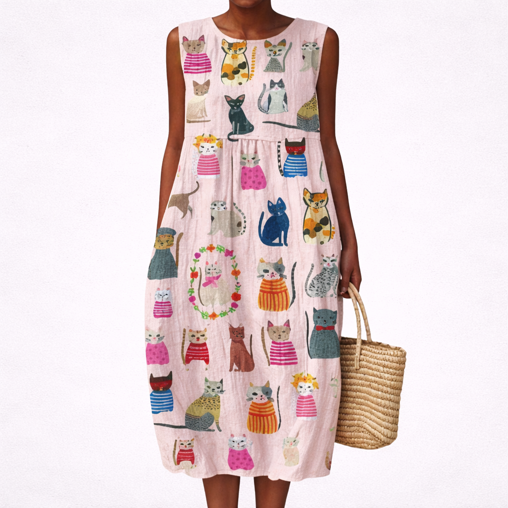 Céleste | Robe d’été femme sans manches