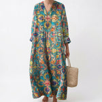 Elsa | Robe d’été imprimée femme flatteuse