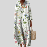 Félicie | Robe d’été imprimée femme flatteuse