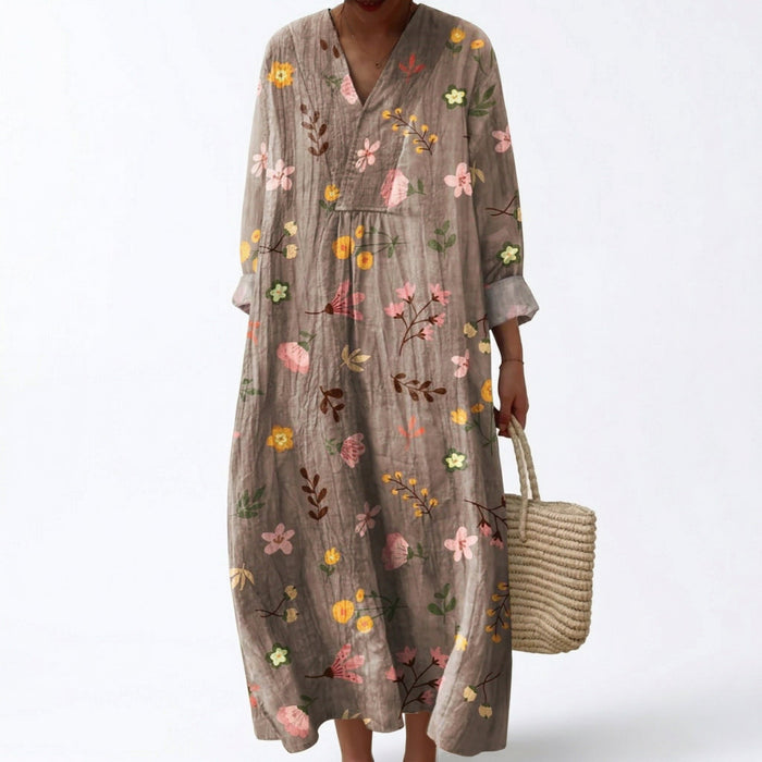 Garance | Robe d’été imprimée femme flatteuse