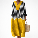 Geneviève | Robe d’été imprimée femme flatteuse