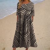 Noémie | Robe longue fluide femme chic