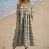 Noémie | Robe longue fluide femme chic