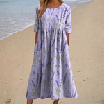 Noémie | Robe longue fluide femme chic