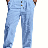 LOOSE FIT LINEN PANTS FOR MEN