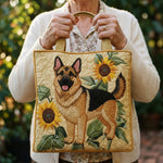 Sac Artisanal - Berger Allemand aux Tournesols