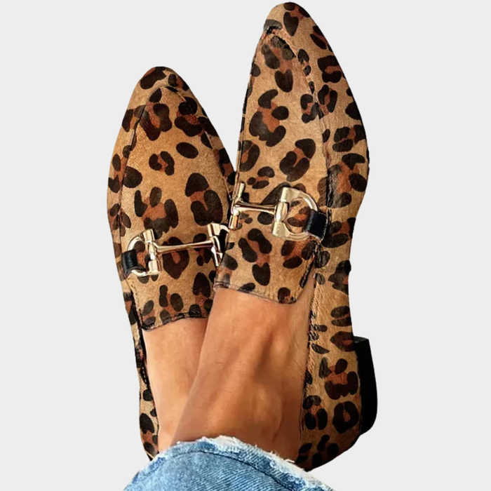 Mocassins Élégants Léopard