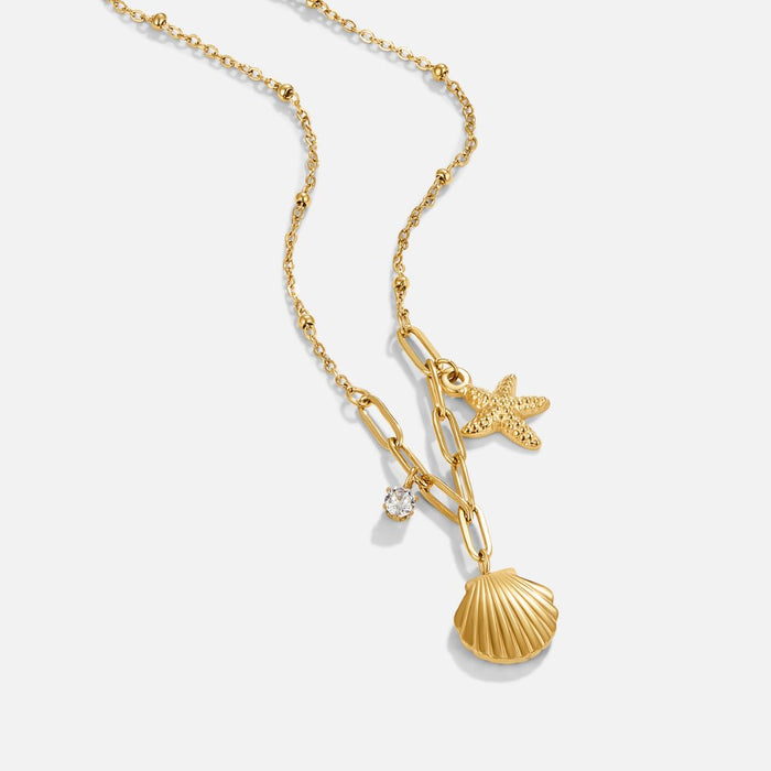 Chaîne avec pendentif étoile couleur or