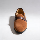 Hadley Suede Buckle Loafer
