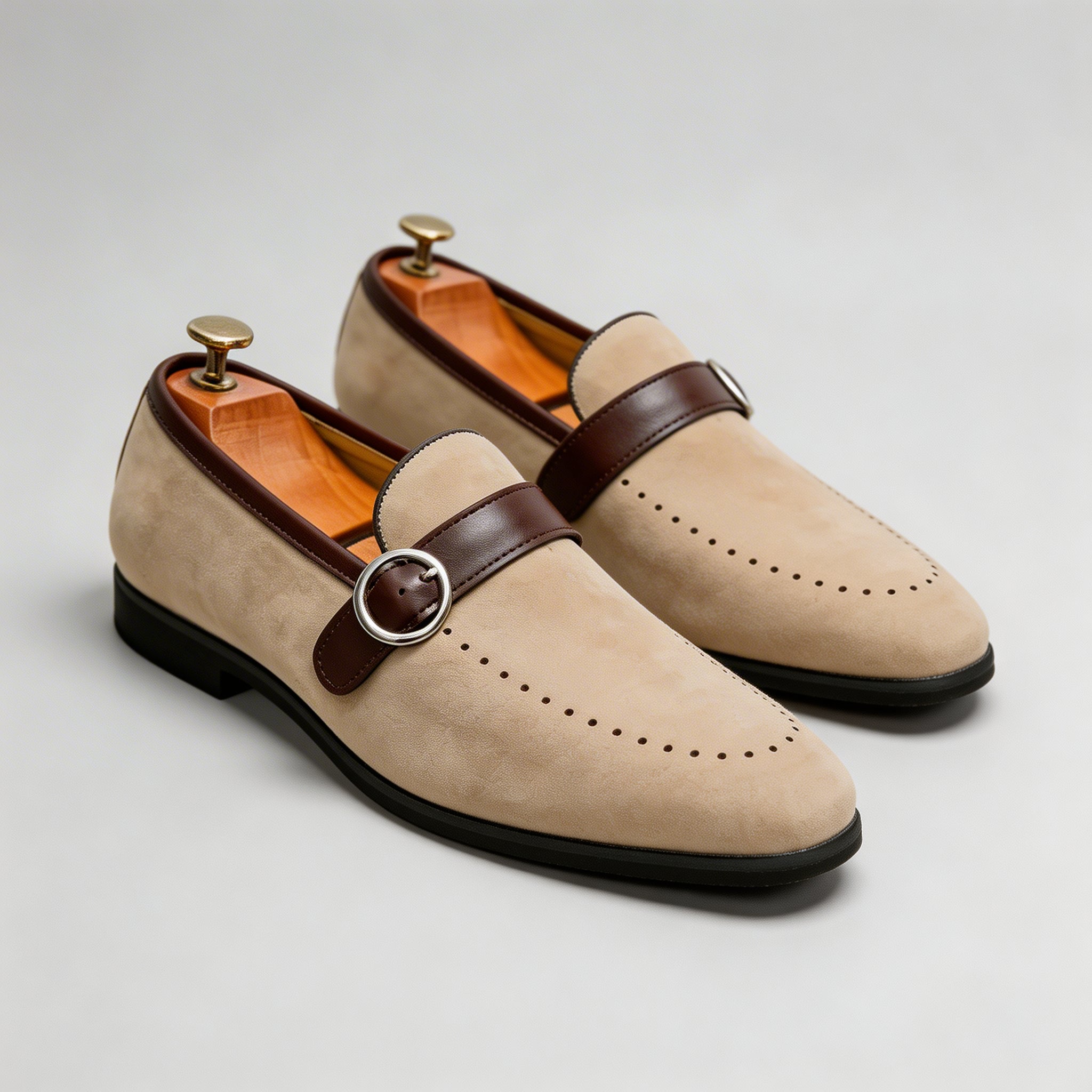 Hadley Suede Buckle Loafer