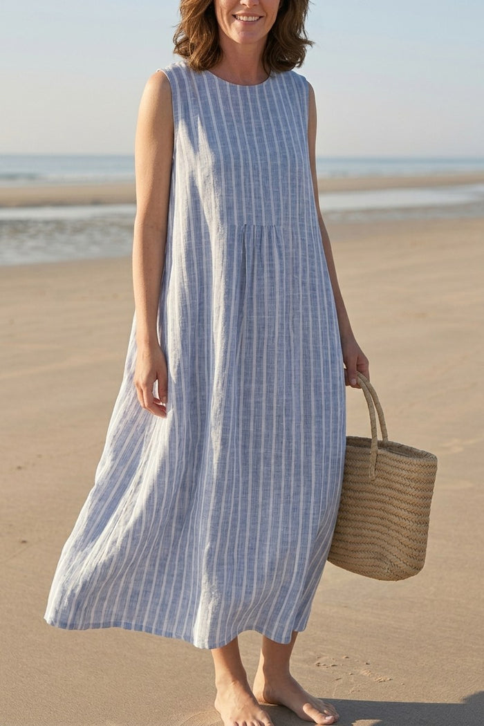 Robe d’Été Confortable Sans Manches